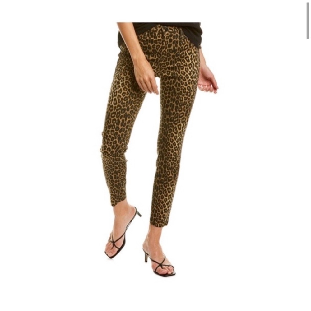 Black Orchid Cheetah Print Jeans - Size 28